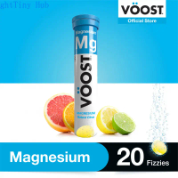 VOOST Magnesium Effervescent Vitamin Supplement 20 Tabs to support muscle health (20 count) with cas