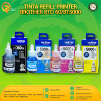1 Set 4 Pcs Tinta Printer Brother BTD60BK BT5000 Untuk Printer DCP T310 T510W T710W T810W Cetak Jela