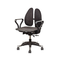 Birdie-德國專利雙背護脊釋壓電腦椅/辦公椅-網布款-59x59x82-90cm