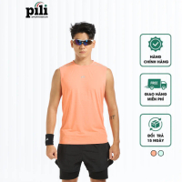 Áo Tanktop Thể Thao Nam PILI PTTUP37AMW25 Ba Lỗ Thoáng Khí Chạy Bộ Tập Gym Tennis Pickleball Bóng Rổ