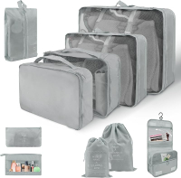 10 Sets Packing CubesCompression Packing CubesPacking Cubes for TravelTravel EssentialsLuggage Organ