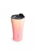 STTOKE Sttoke Flow Leakproof Ceramic Insulated Cup 12oz - Sunset Peach