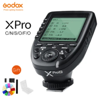 Godox XPro-C Flash Trigger Xpro-N Xpro-S Xpro-F Transmitter with 2.4G Wireless X System TTL HSS LCD Screen for Canon Nikon Sony