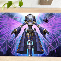 YuGiOh Table Playmat Ghostrick Witch TCG CCG Mat Trading Card Game Mat Mouse Pad Gaming Play Mat 60x35cm Free Bag
