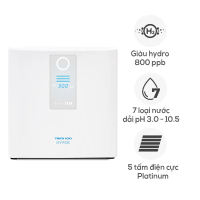 Máy lọc nước điện giải Ion Kiềm TRIM ION HYPER 5 tấm điện cực tạo ra 7 loại nước