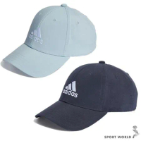 Adidas 帽子 老帽 刺繡 水藍/深藍 II3554/IQ3469