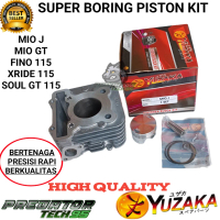 BLOK BORING CYLINDER PISTON KIT SEHER FULLSET RACING YUZAKA YAMAHA MIO