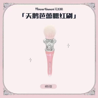 Hot-Selling Flower Knows Swan Ballet Strawberry Rococo Blush Spot Brush Wool Fluffy Makeup Brush Con