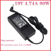 19V 4.74A 90W 5.5*2.5mm Laptop AC Adapter Power Supply Charger For Asus K501UX Q550L A450VC K751L X53E X551M X555LA K550D