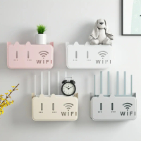 【COD】Kệ đựng wifi treo tường, Kệ wifi đặt modem, đầu kỹ thuật số, ổ cắm điện, chất liệu nhựa ABS kệ 
