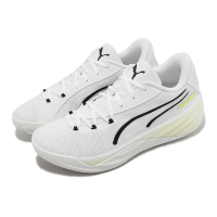 【PUMA】籃球鞋 All-Pro Nitro 男鞋 白 黑 黃 支撐 氮氣中底 運動鞋(378541-01)