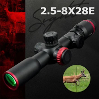 Tactical FFP Sniper Gear Scopes Hunting Rifle ScopeGreen Red Illuminated Adjustable Riflescope Optical Reflex Airsoft Sight