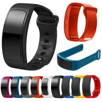 100pcs L/S Replacement Wristband For Samsung Gear Fit 2 Band Luxury Silicone Watchband For Fit 2 SM-R360 Watch Strap