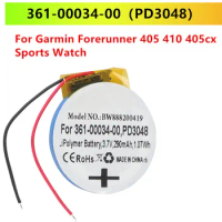 361-00034-00 ROUTE JD PD3048 PD 3048 Rechargeable Battery For sports watch garmin Forerunner 405 410 405cx 361-00034-00