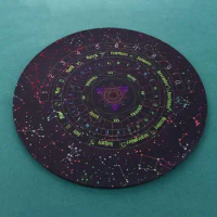 Purple Entertainment Oracle Runes Astrology Ta-rot Card Pad Pendulum Divination Pad Altar Cloth Ta-rot Tablecloth