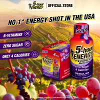 5-hour ENERGY Grape 4s Regular Strength Energy Shot | No.1 Energy Shot in USA | B-Vitamins | 0 Sugar