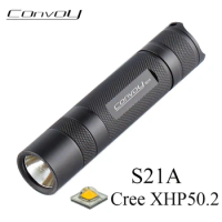 Convoy S21A with Cree XHP50.2 Led Flashlight Torch 21700 Super Powerful Flash Light Fishing Camping Linterna Tactical Latarka