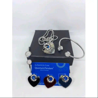 Set Gelang & Kalung Pendant Quantum Garnet