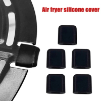 5pcs Air Fryer Rubber Pieces Easy To Install &amp; Remove Air Fryer Replacement Rubber Tips Odorless Air Fryer Silicone Rubbers
