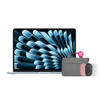 【Apple】無線滑鼠+電腦包★Macbook Air 13.6吋 M4 晶片 10核心CPU 與 10核心GPU 24G/512G SSD(2025)