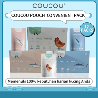 COUCOU Kotak 12 Pek x 85 Gram - Makanan Basah Kucing Premium Pouch 85 Gram