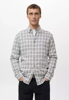 MANGO Man Regular-Fit Check Flannel Shirt