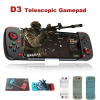 Bsp-D3 Expandable Game Controller 400Mah Battery Bluetooth 5.0 for Android 6.0+/ IOS13.4+/ Win7-11 Wireless Telescopic Gamepad
