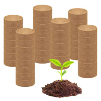 10/5Pcs Compressed Coco Coir Fiber Potting Soil- Coir Medium Coconut Soil Coir Bricks for Indoors or Outdoors Bonsai Herbs