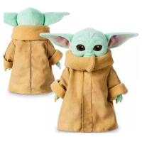 Star Wars 25CM Yoda Plush Toy Doll For Children Christmas Halloween Gifts Soft Baby Yoda Toys