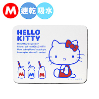 【百科良品】Hello Kitty 珪藻土足乾樂吸水抗菌地墊-M(日本境內版)