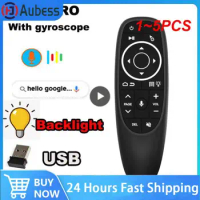 1~5PCS Voice Remote Control Wireless Air Fly Mouse G10 G10S Gyroscope IR Learning for Android TV Box Smart TV Box
