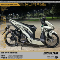 VRV44 Cutting Sticker Striping Variasi Vario 125-150 New Gen 1 2018-2022 Bintang Disel Simple Style 