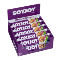 【SOYJOY】大豆水果營養棒-葡萄口味30g(12入/盒-膳食纖維 無添加麵粉 不含膽固醇 能量補充)