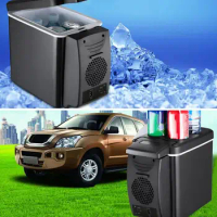 Car Mini Refrigerator Lightweight Auto Freezer Cooler And Warmer Electric Fridge Portable Semiconductor Car Refrigerator Ice Box