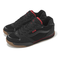 【VANS】滑板鞋 Rowley Xlt 男鞋 黑 紅 膠底 厚鞋舌 水洗 復古 麂皮 板鞋 休閒鞋(VN000D1GA2T)