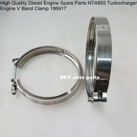 High Quality Diesel Engine Spare Parts NTA855 Turbocharger Engine V Band Clamp 186917(10pcs)