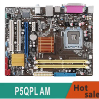P5QPL-AM 800Mhz 667Mhz DDR2 P5QPL AM LGA 775 Motherboard uATX USB2.0 PCI-E X16 Desktop PC Mainboard Plate