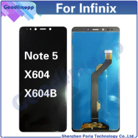 For Infinix Note 5 X604 X604B Note5 LCD Display Touch Screen Digitizer Assembly Repair Parts Replacement