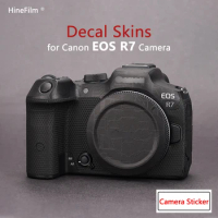 EOSR7 Camera Premium Decal Skin for Canon EOS R7 Camera Skin Decal Protector Sticker Anti-scratch Cover Film