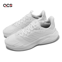 adidas 慢跑鞋 Alphaedge 男鞋 白 緩震 Bounce 入門款 運動鞋 愛迪達 IF7291