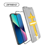 【ZIFRIEND】iphone1313Pro零失敗3D滿版高透光玻璃保護貼/ZF-I13P