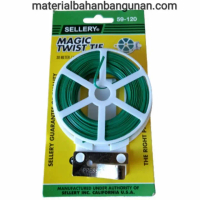 magic twist tie 30 meter tali kawat tanaman elektronik tali kabel