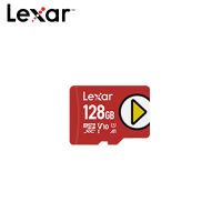 雷克沙Lexar PLAY microSDXC UHS-I  U1 V10 128GB記憶卡