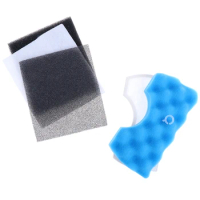1Set Blue Sponge Filter + 1 Set Dust Hepa Filter For SC43-47 SC4520 VC-9625 Replacement Air Filters