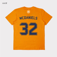 Nakara T-Shirt McDaniels #32 Player Pelita Jaya Bakrie - 2024 - Orange
