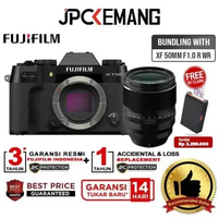 JPC KEMANG Fujifilm XT50 Body Only Fuji X-T50 XT 50 Mirrorless Camera GARANSI RESMI BL+XF50mmF1.0
