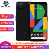 Google Pixel 4 4G LTE Mobile Phone 5.7" 6GB RAM 64GB/128GB ROM NFC CellPhone 12MP+16MP Octa Core Android SmartPhone