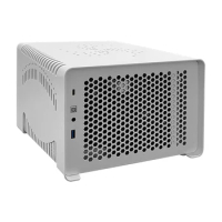 ITX Case Portable horizontal desktop computer sfx aluminum alloy air-cooled mini case htpc case