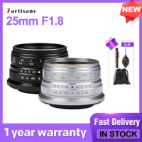 7artisans 7 artisans 25mm F1.8 APS-C Prime Lens for Sony E / Fujifilm X /Canon EF-M /Olympus and Panasonic Micro 4/3 Mount Mount