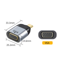 New 8K Type-C To HDTV-compatible/VGA/DP/RJ45/Mini DP 3D Effects HD Video Converter 4K 60Hz USB Type C For Samsung Adapter Huawei
